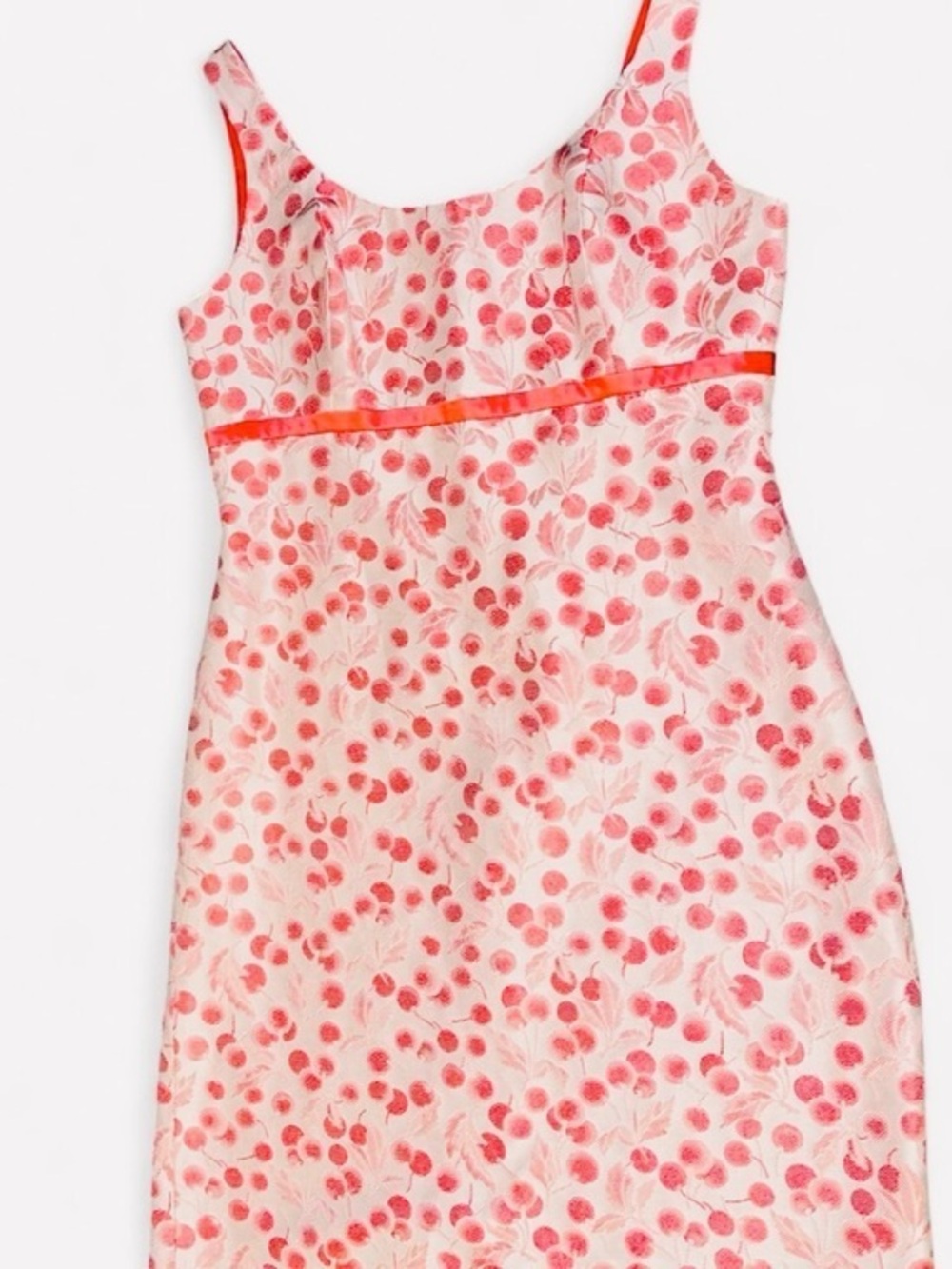 Vintage ALBERT NIPON Cherry Print Dress - Size 10